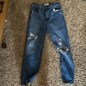 Abercrombie Ankle Straight Ultra High Rise